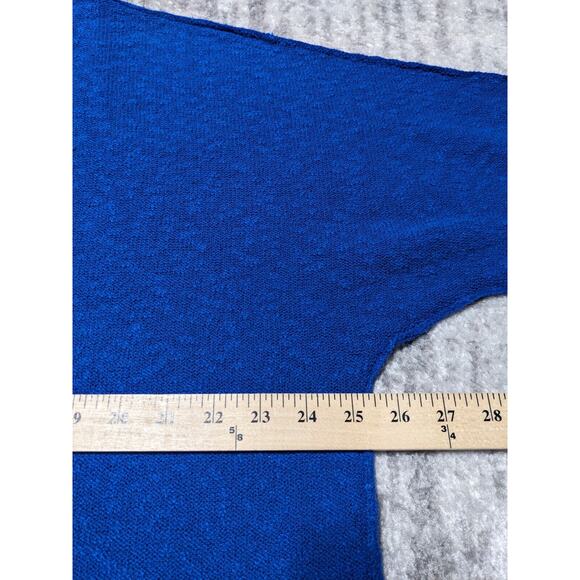 Two by Vince Camuto Pullover‎ Sweater Women Size 2X Blue Dolman Sleeve Rollneck - Picture 10 of 11